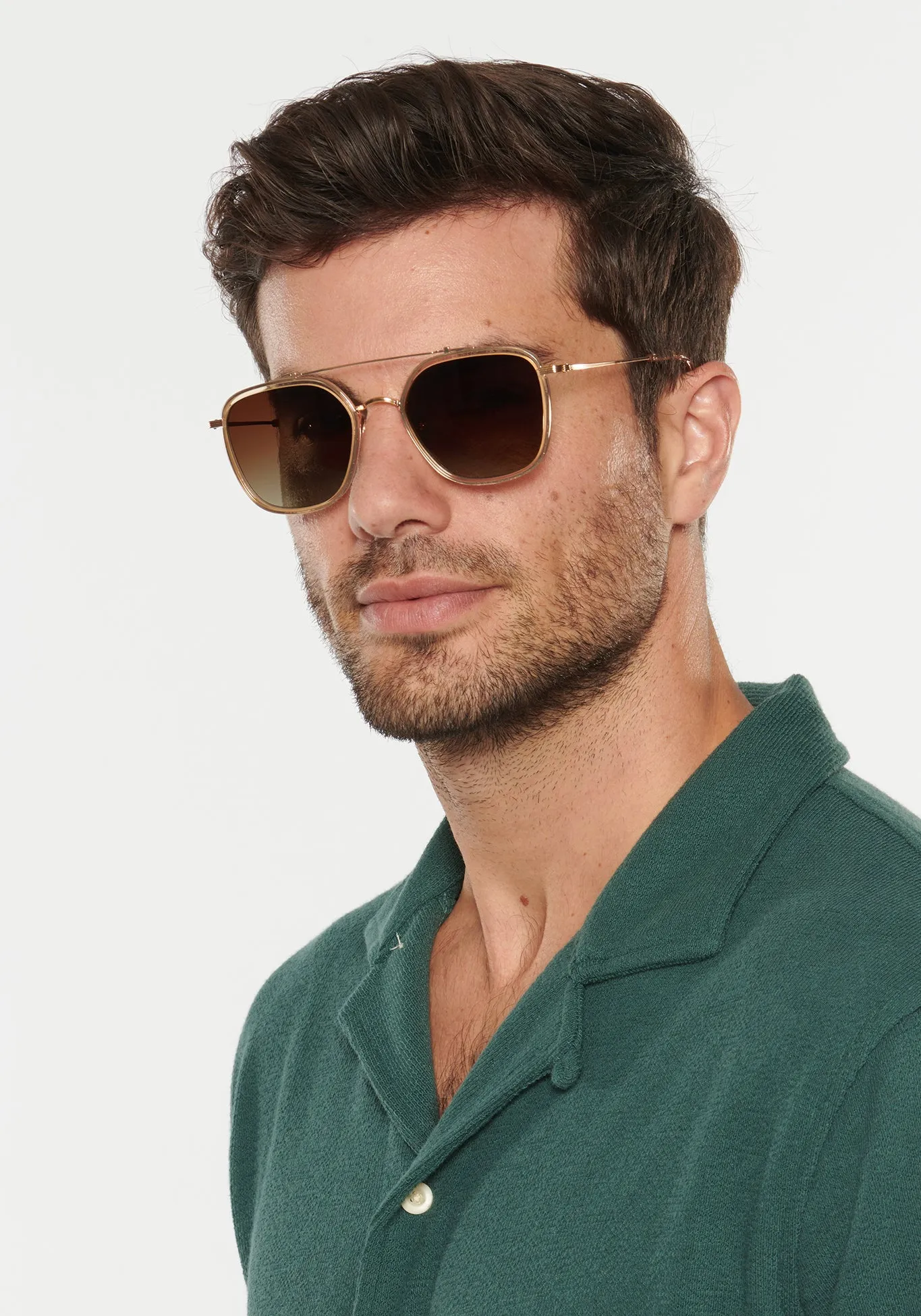AUSTIN | 18K Titanium   Champagne Polarized