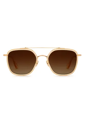 AUSTIN | 18K Titanium   Champagne Polarized