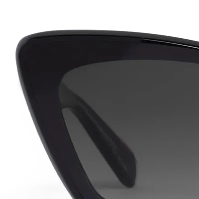 BRIGITTE NYLON | Black   Black and Crystal