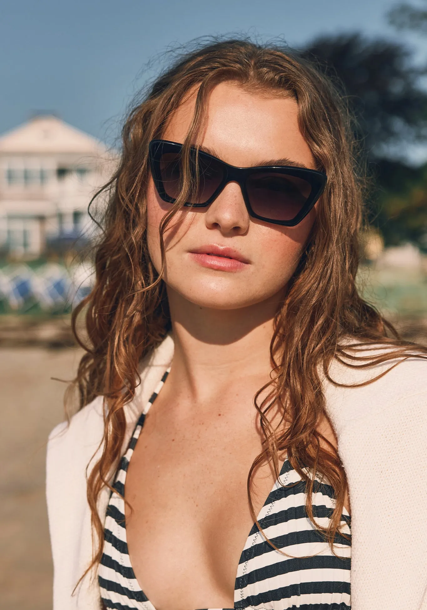 BRIGITTE NYLON | Black   Black and Crystal