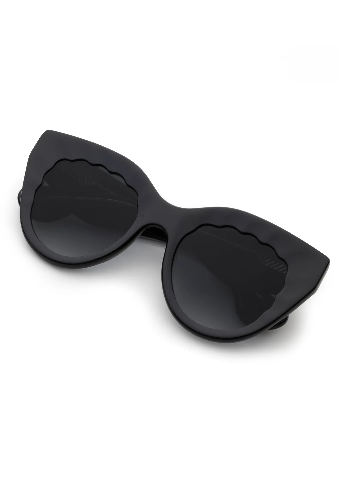 CHARLOTTE | Black   Black and Crystal
