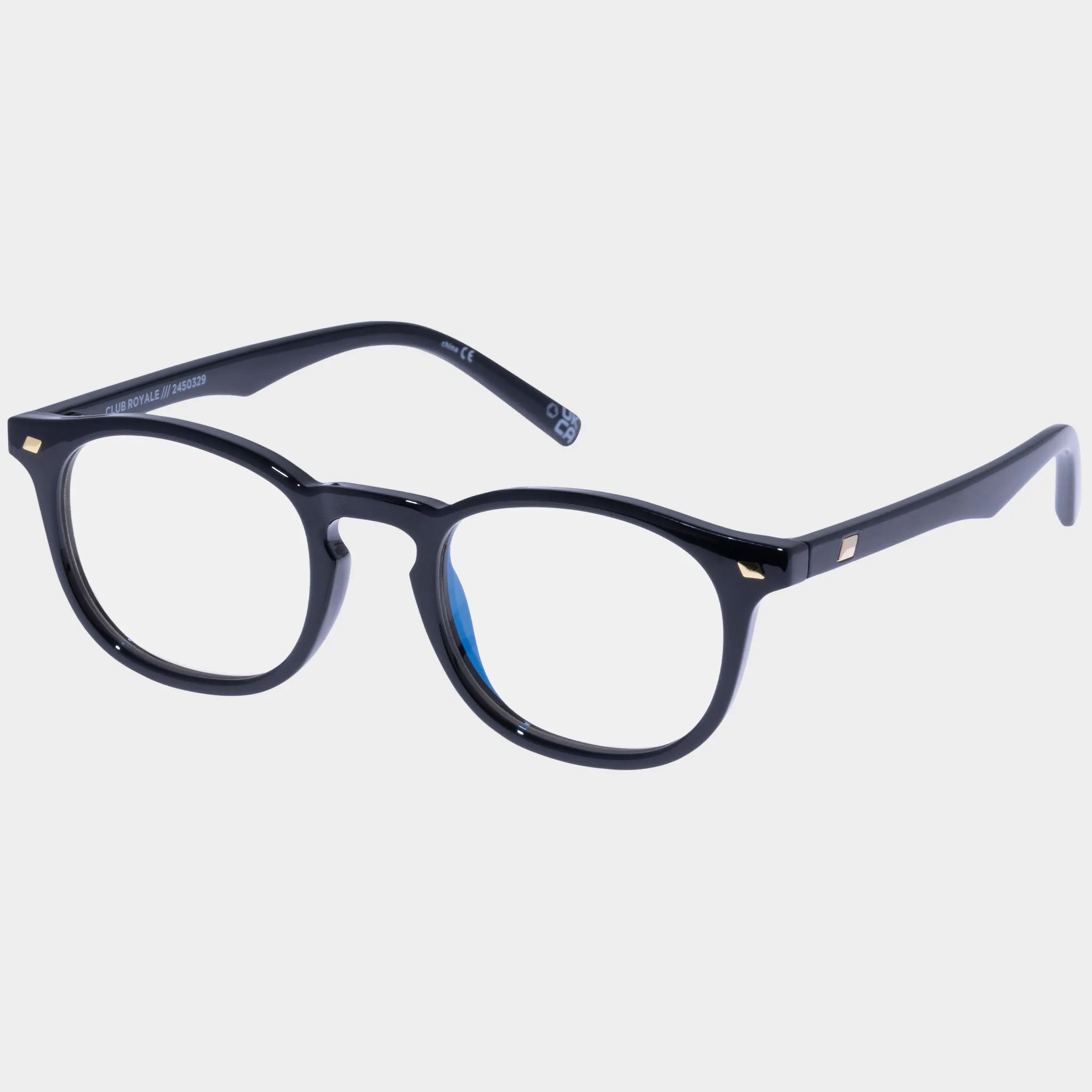 CLUB ROYALE | BLACK BLUE LIGHT LENS