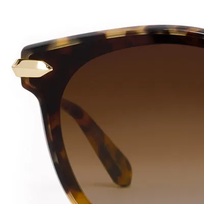 COLETTE NYLON | Blonde Tortoise 18K