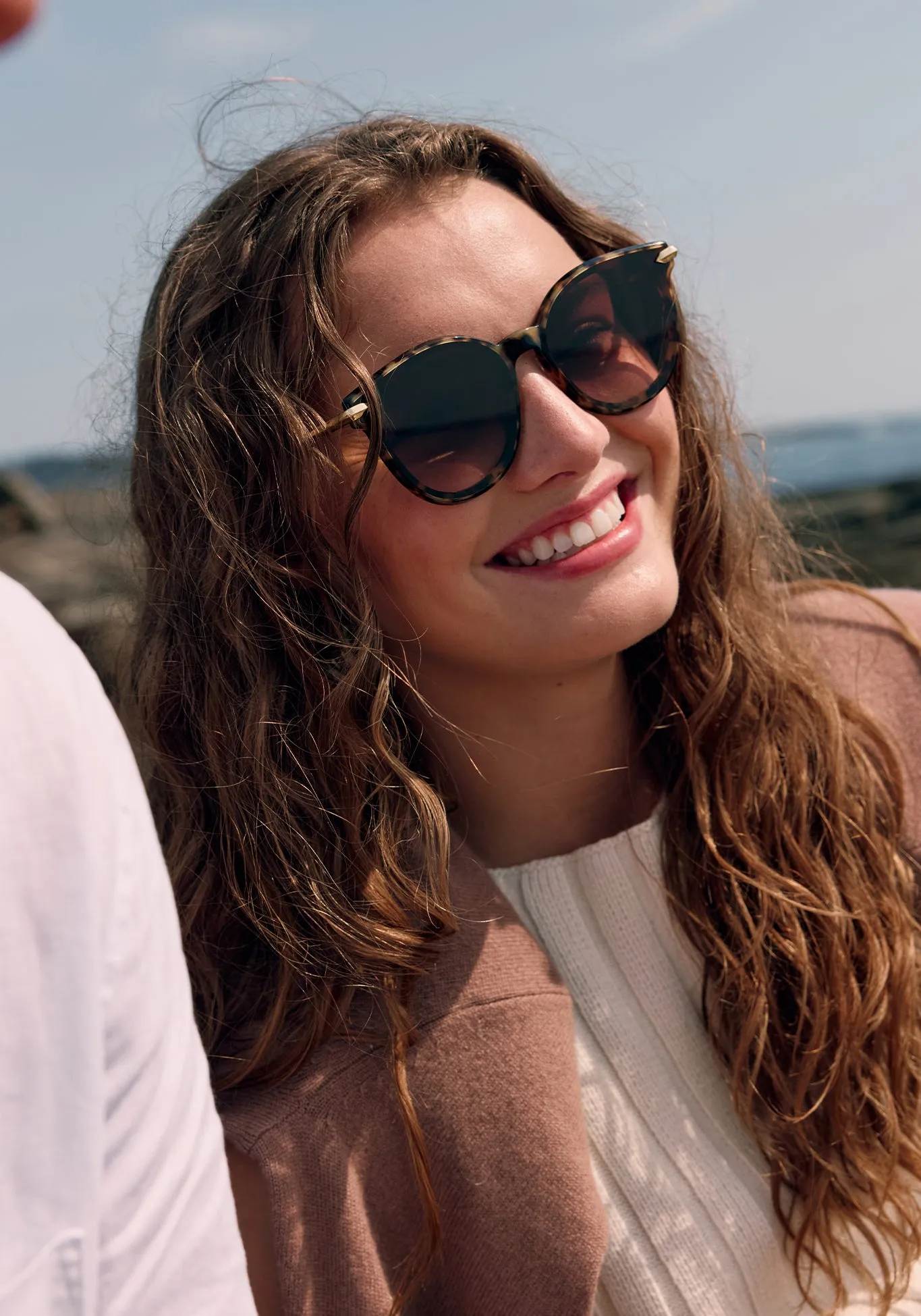 COLETTE NYLON | Blonde Tortoise 18K