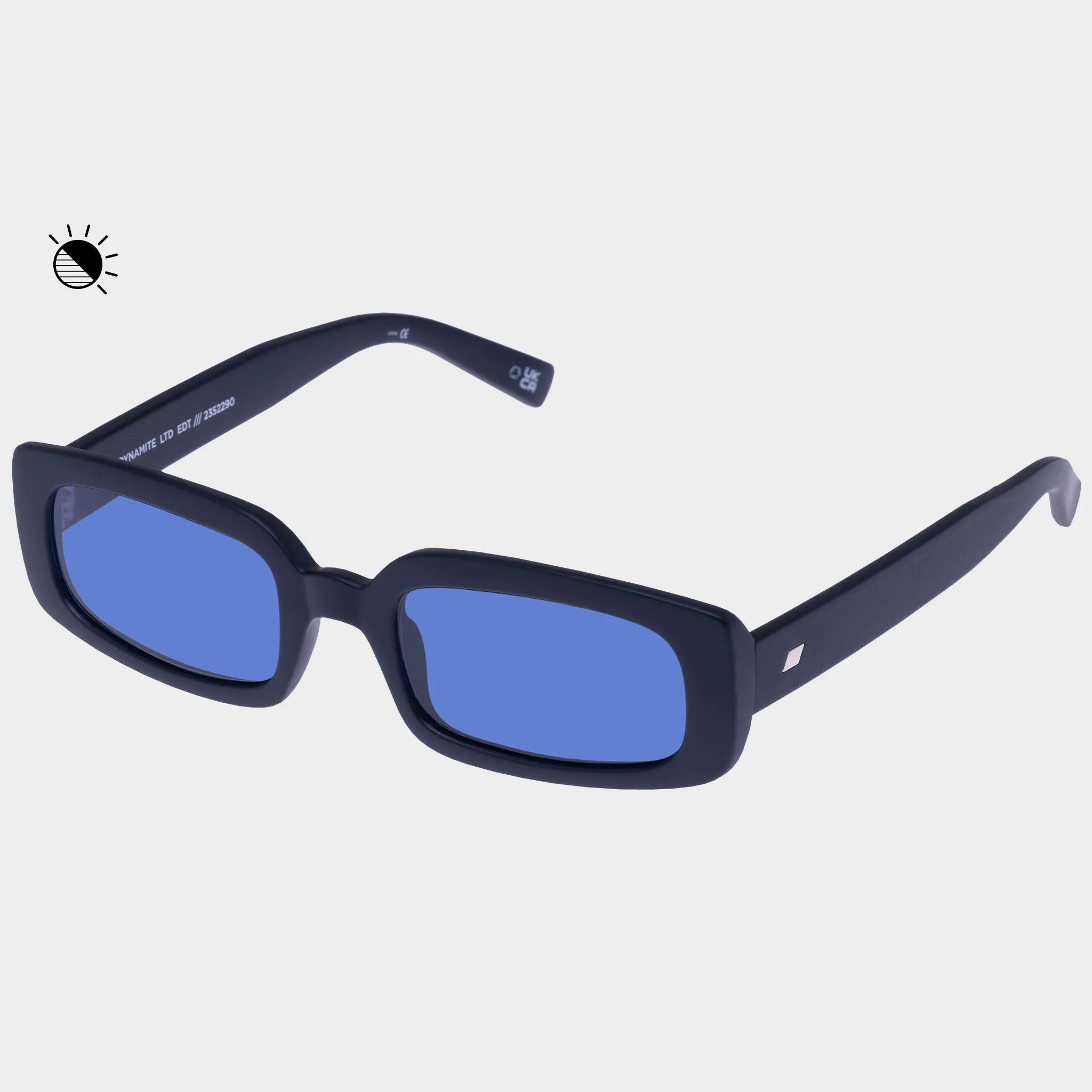DYNAMITE | MATTE BLACK BLUE PHOTOCHROMIC