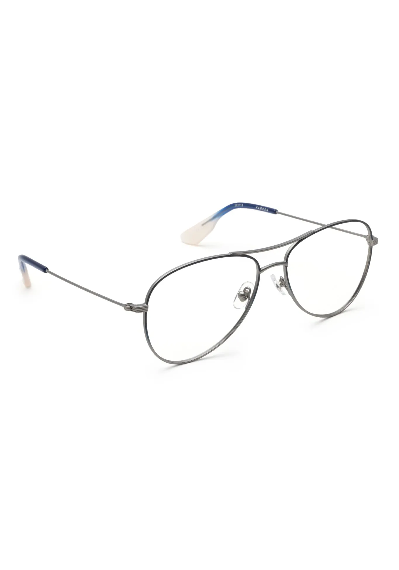 HARPER | Matte Raw Stainless Steel Indigo Fade   Gravity