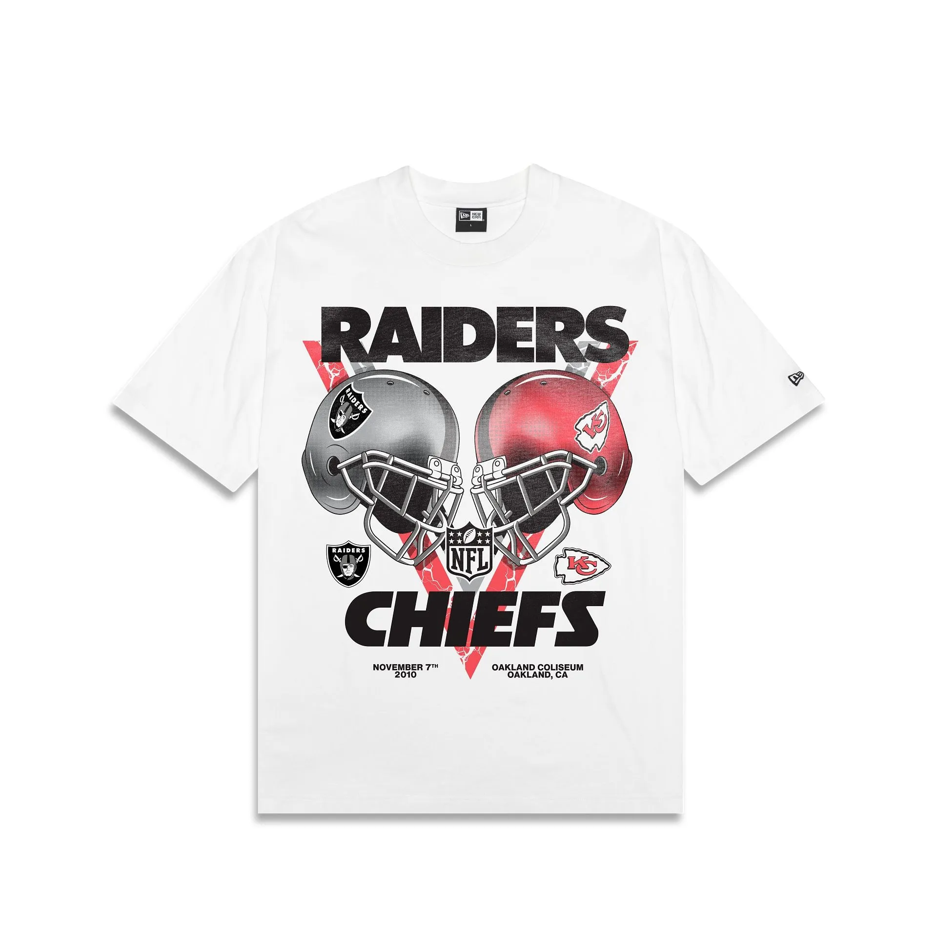 Kansas City Chiefs NFL Rivals Oversized T-Shirt White