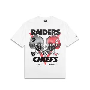 Kansas City Chiefs NFL Rivals Oversized T-Shirt White