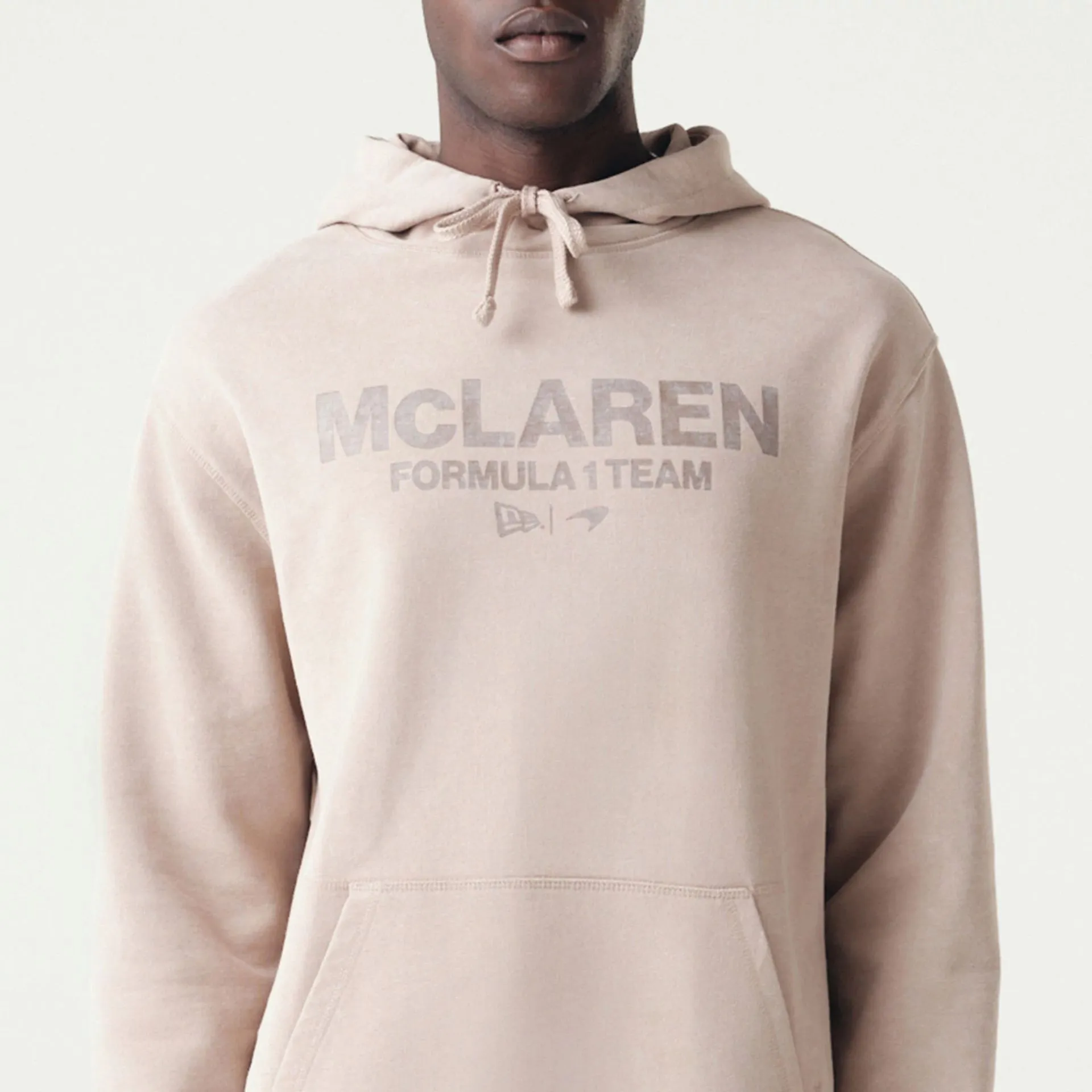 McLaren Formula 1 Team Wordmark Washed Taupe Hoodie