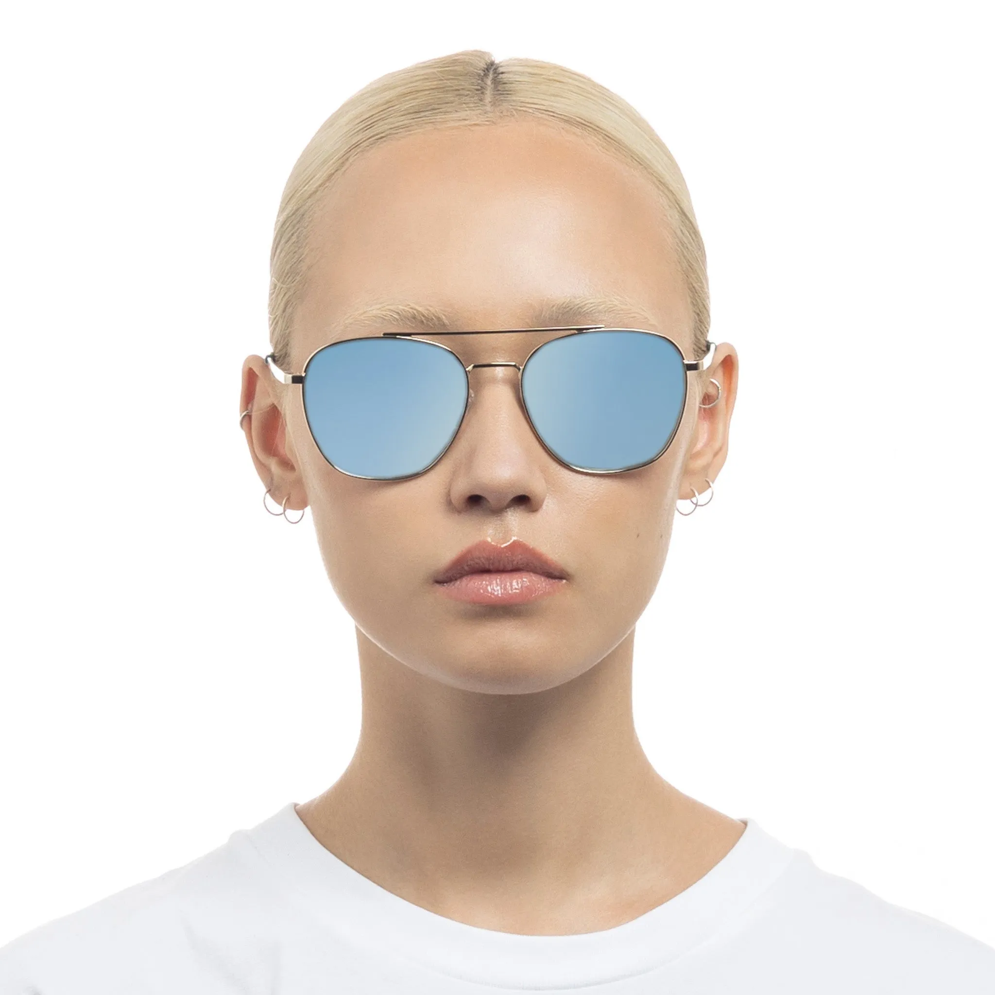 METAPHOR | GOLD BLUE SILVER MIRROR