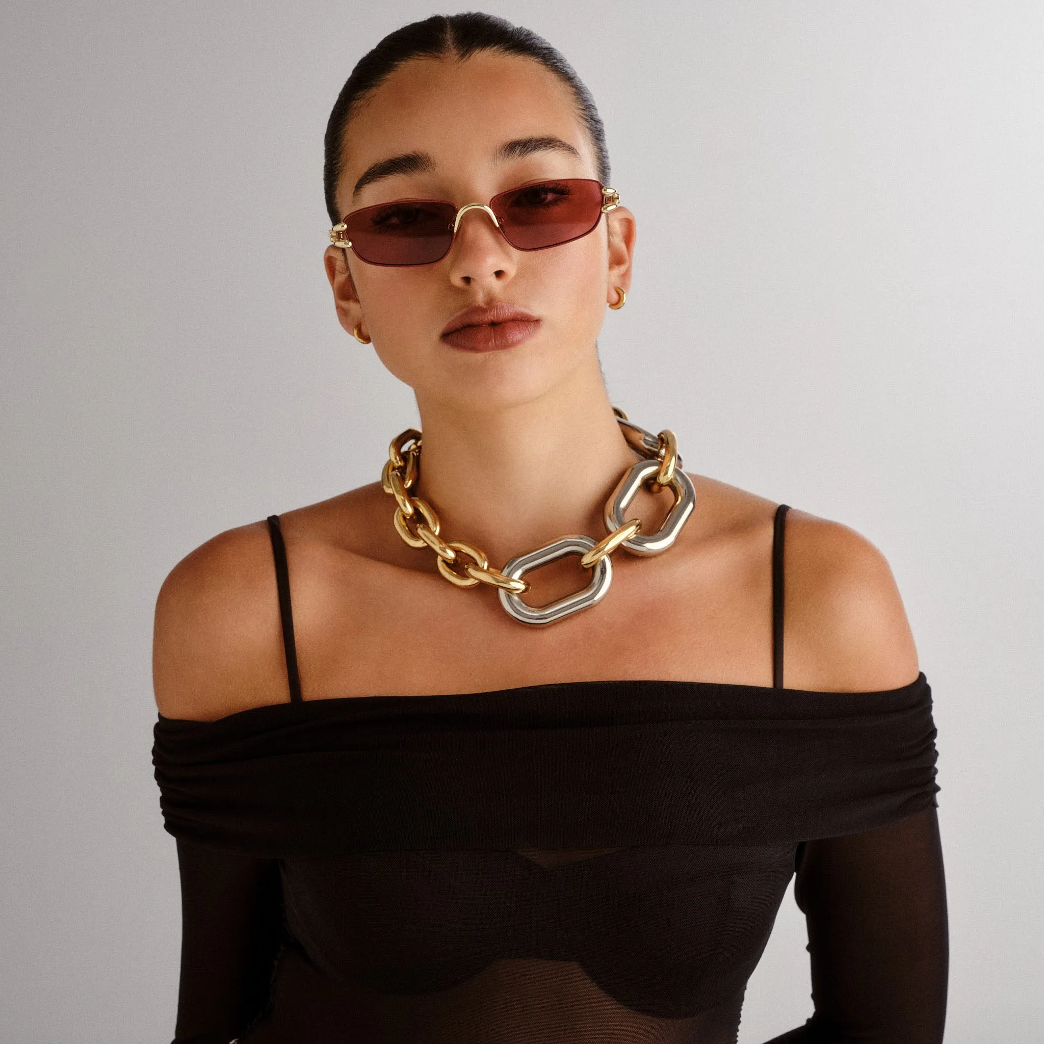 NUMERO CINCO | BRIGHT GOLD BURGUNDY