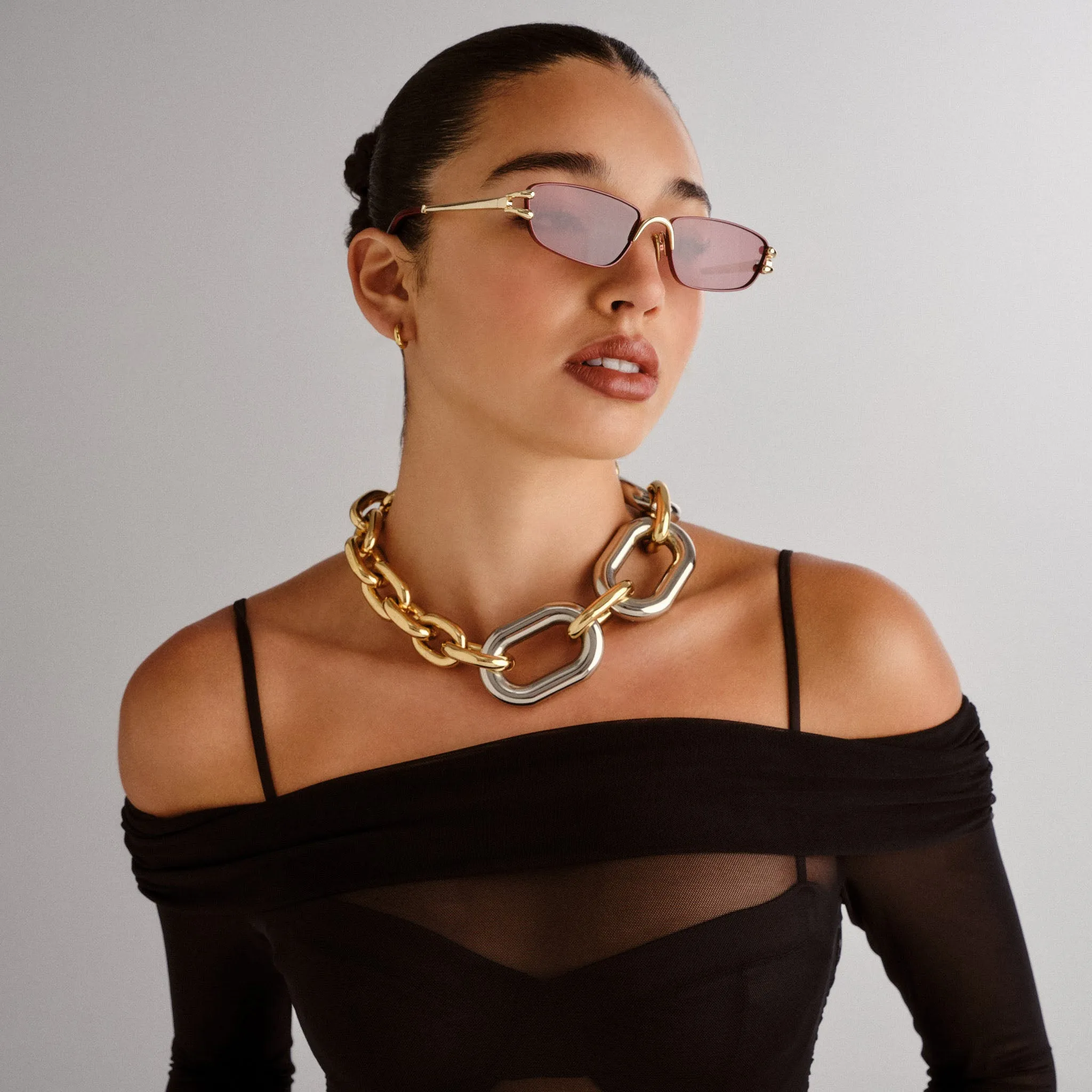 NUMERO CINCO | BRIGHT GOLD BURGUNDY
