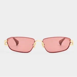 NUMERO CINCO | BRIGHT GOLD BURGUNDY