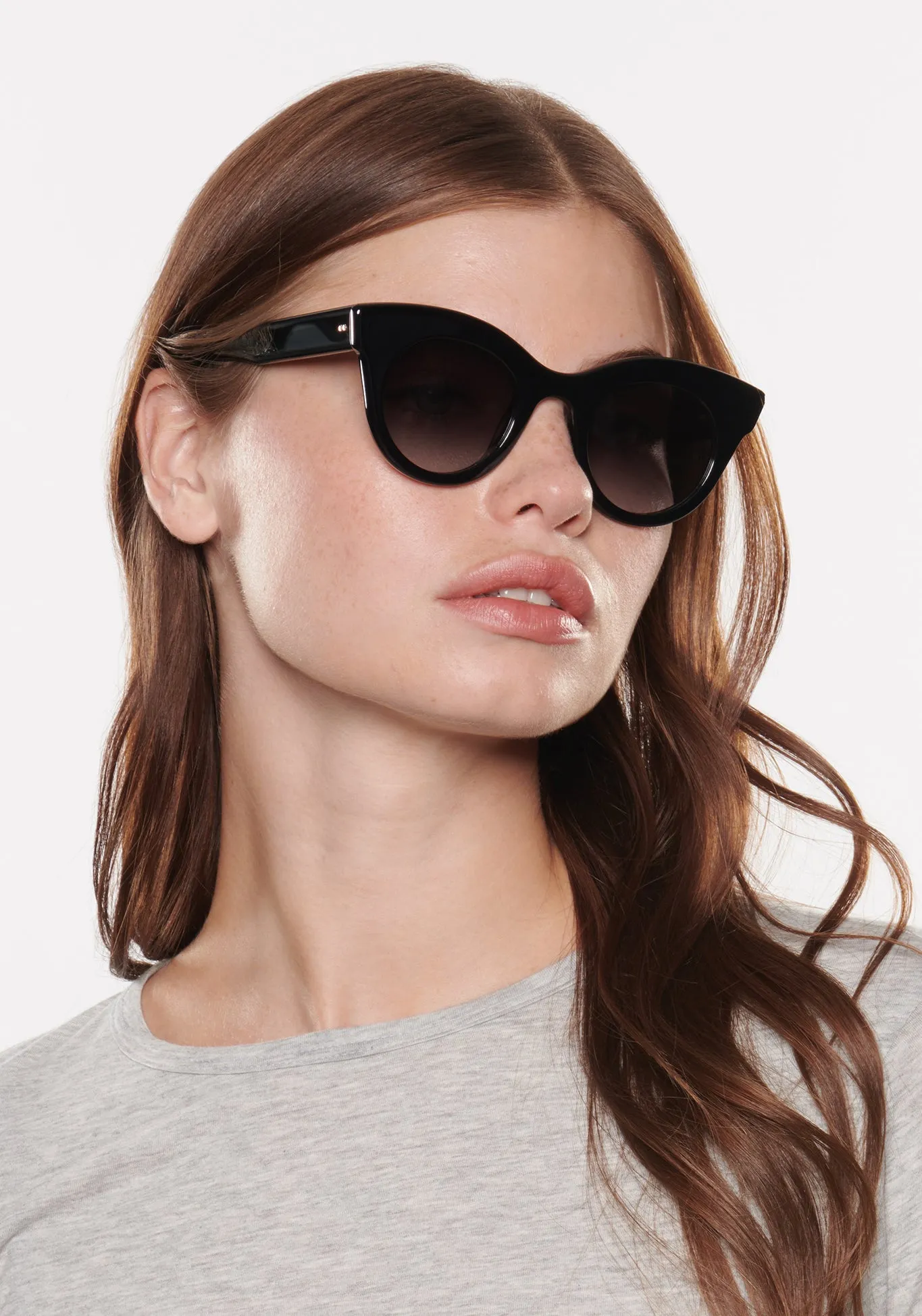 OLIVIA | Black   Black and Crystal