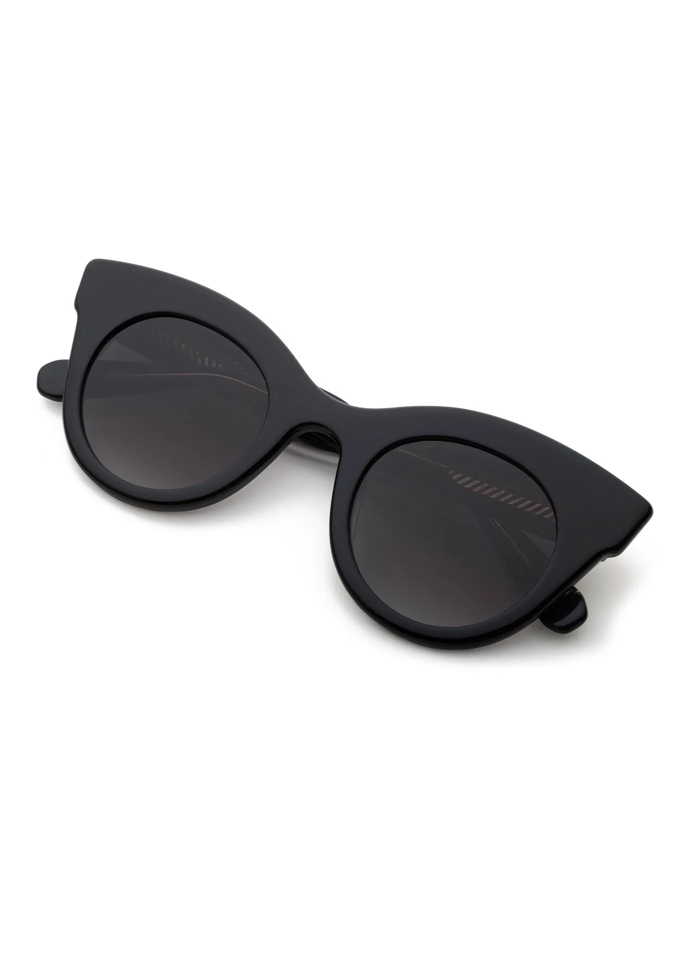 OLIVIA | Black   Black and Crystal