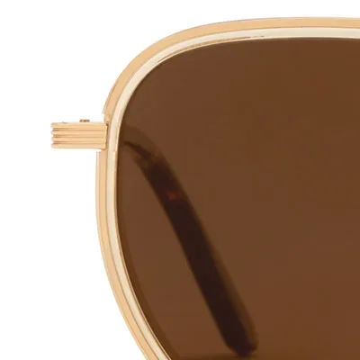 PASCAL | 18K Titanium   Champagne   Rue Tortoise Polarized