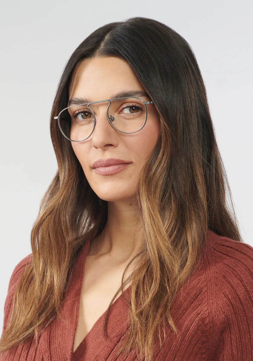 RAMPART OPTICAL | Matte Raw Titanium   Matcha