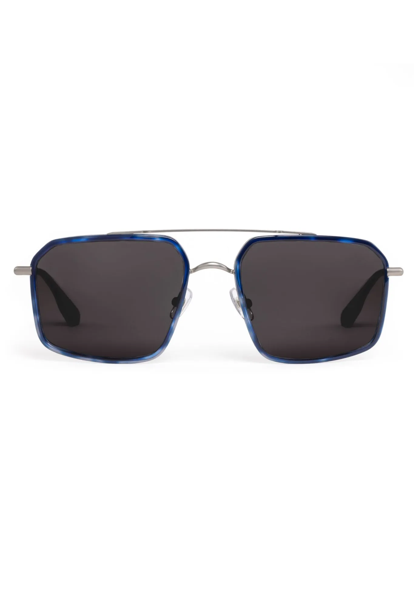 SUMMIT | Matte Raw Stainless Steel   Indigo Tortoise