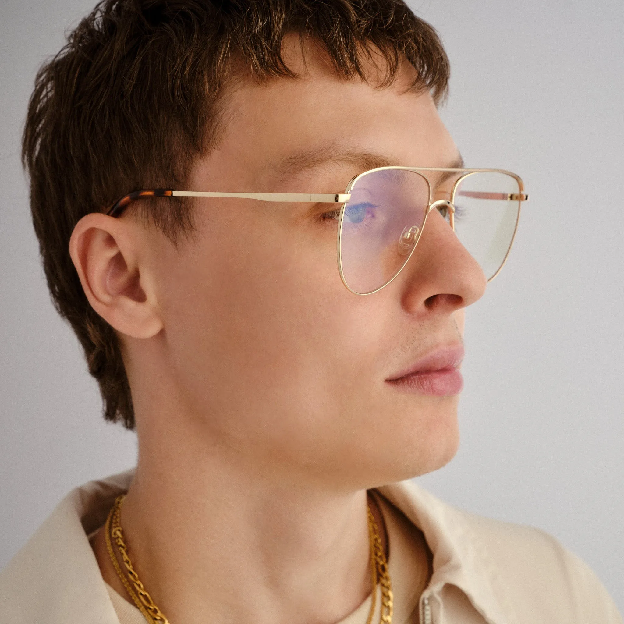 THE DUKE | GOLD BLUE LIGHT LENS