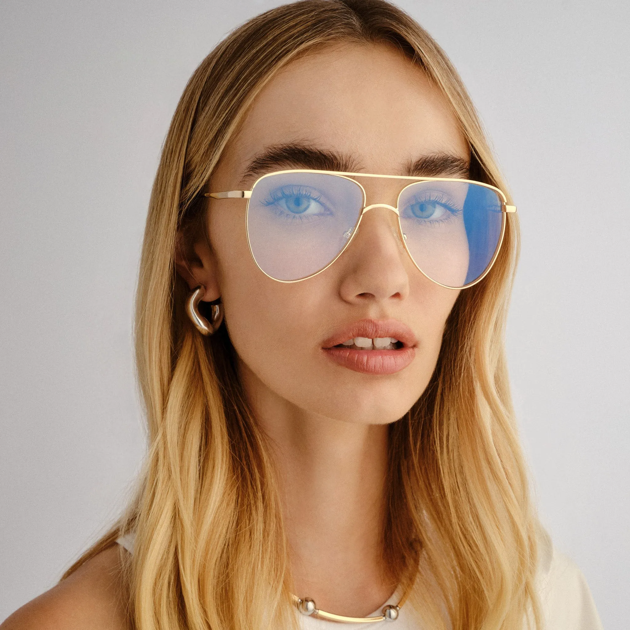 THE DUKE | GOLD BLUE LIGHT LENS