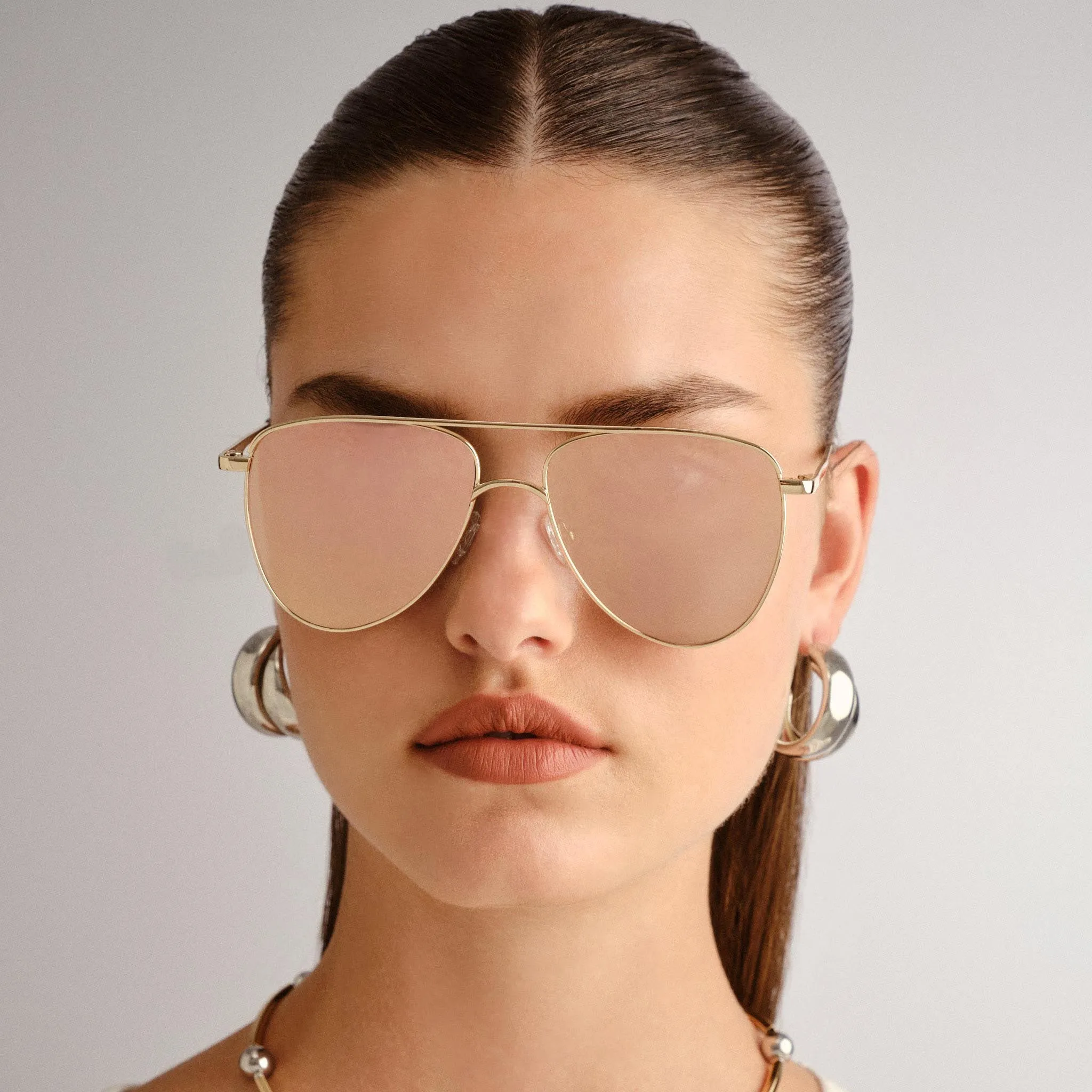 THE DUKE | GOLD PEACH MIRROR