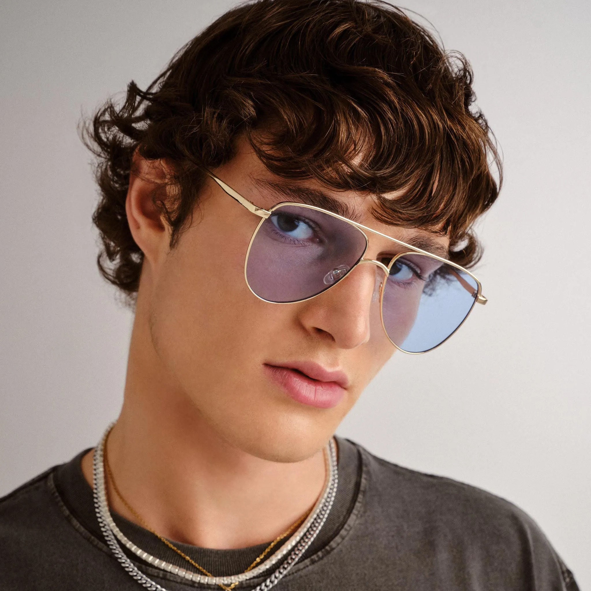 THE DUKE | GOLD SKY BLUE TINT