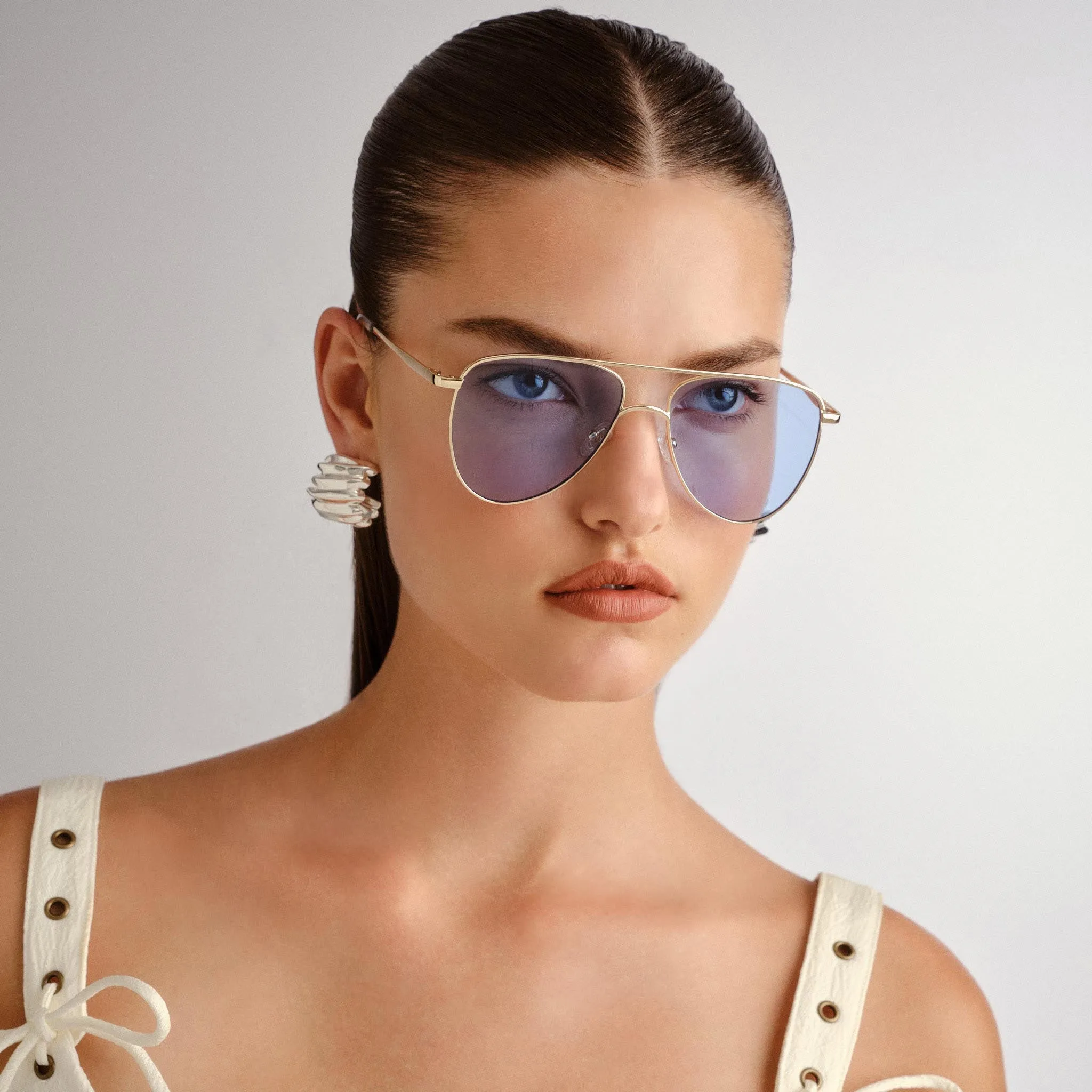 THE DUKE | GOLD SKY BLUE TINT