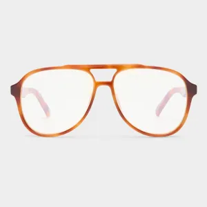 TRAGIC MAGIC | VINTAGE TORT BLUE LIGHT LENS
