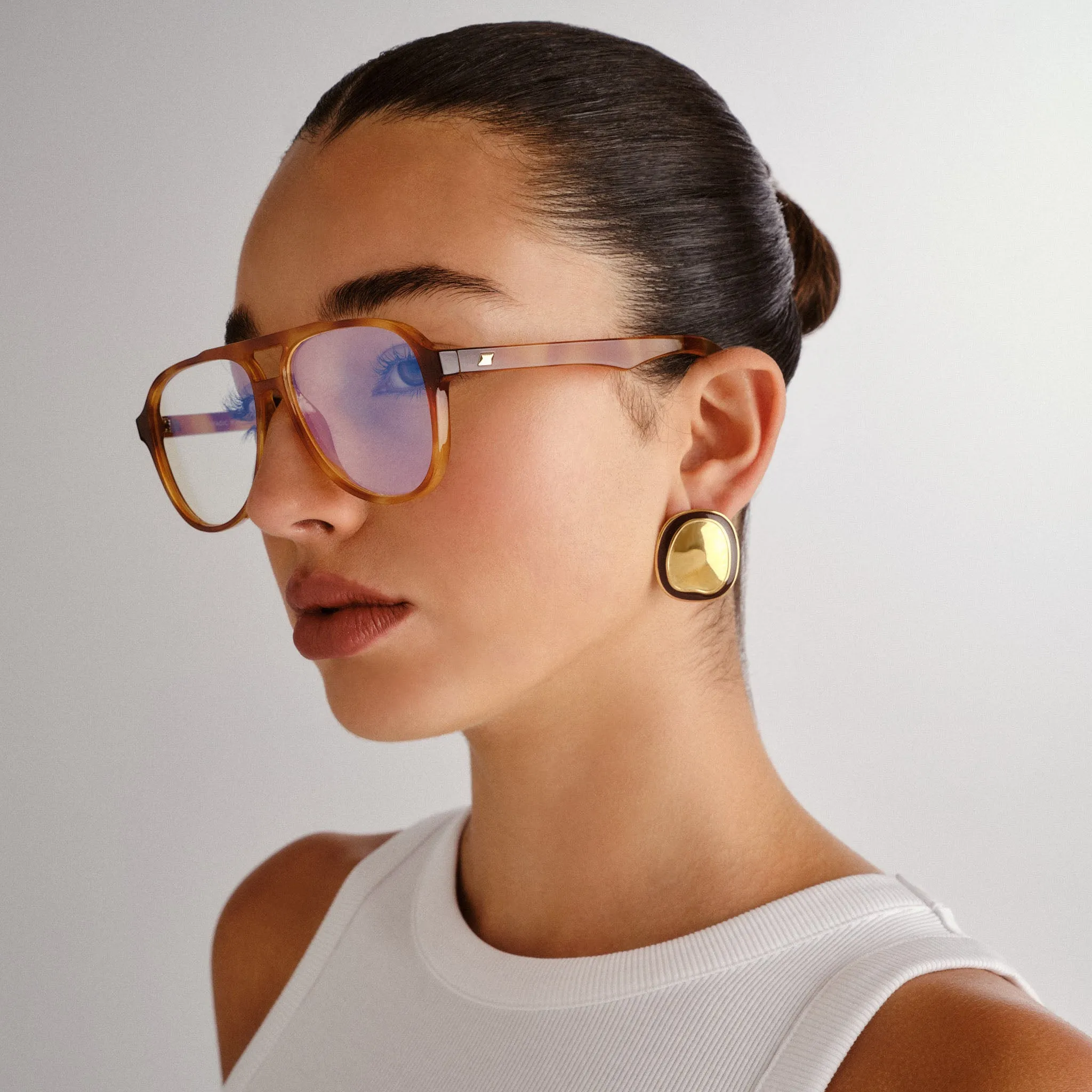 TRAGIC MAGIC | VINTAGE TORT BLUE LIGHT LENS