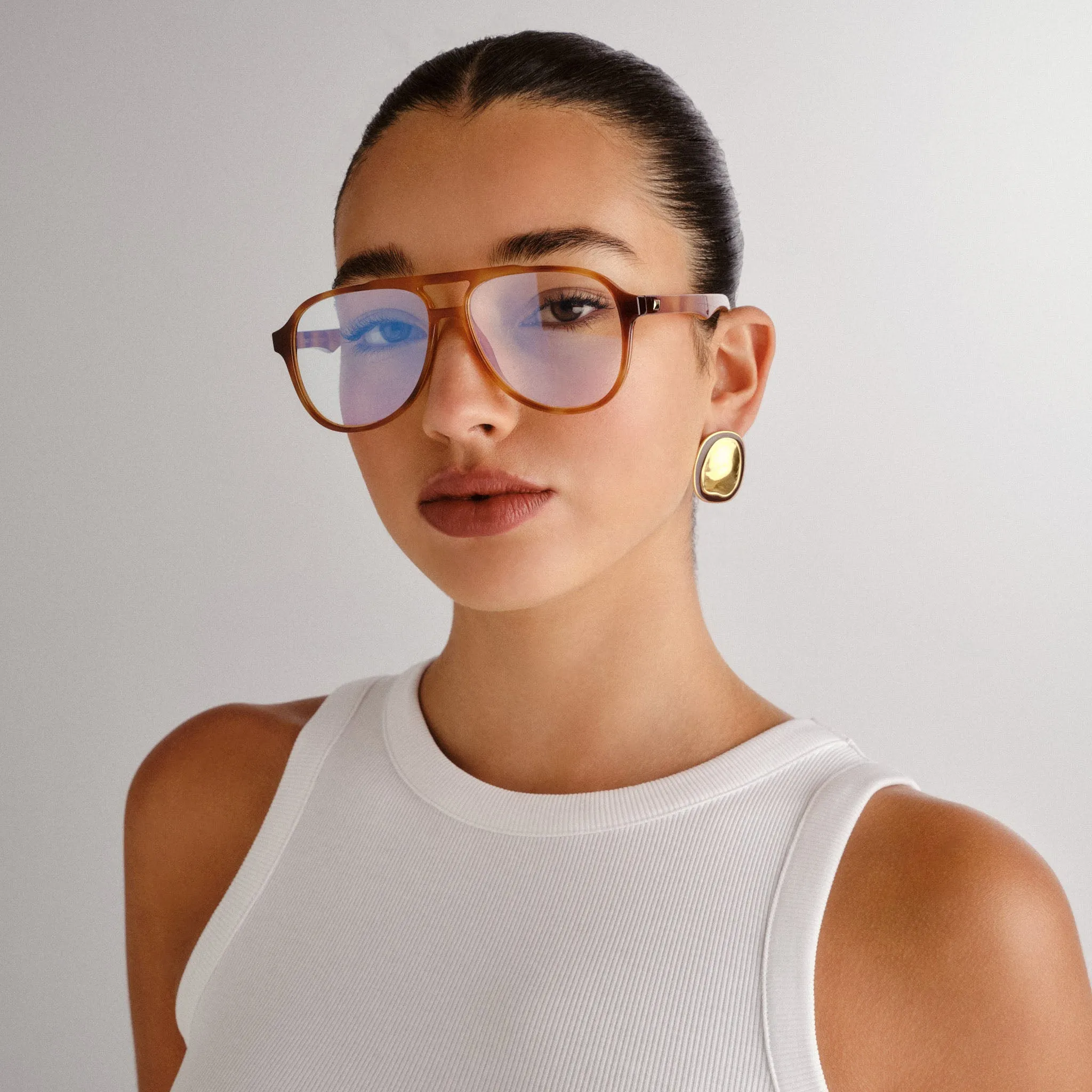 TRAGIC MAGIC | VINTAGE TORT BLUE LIGHT LENS
